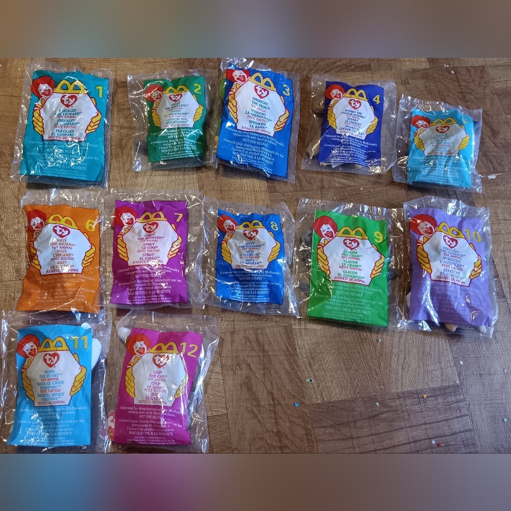 McDonald's Ty collection 12 toys - Picture 2 of 3